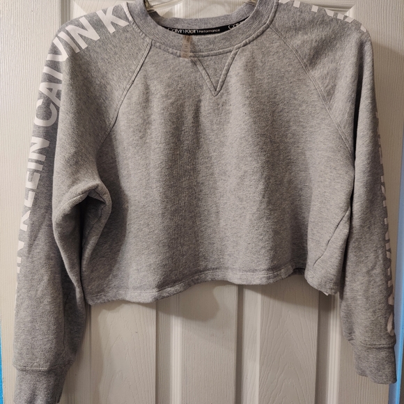 Calvin Klein Collection Crop Sweater Size L Pre Owned - Picture 2 of 4